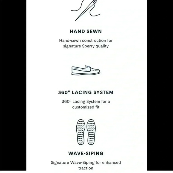 Sperry Gold Cup Authentic/Original Two Eye Nubuck - Navy/Tan Size 7.5 NWOT - Picture 9 of 11